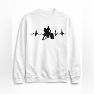 Western Barrel Racing Crewneck Sweatshirt